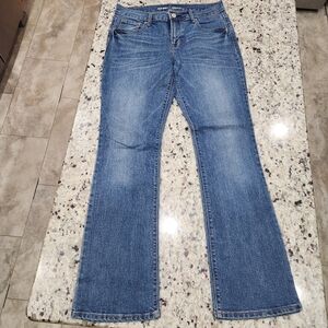 Old Navy Womens Size 4 Short Original Mid Rise Pockets Denim Blue Jeans